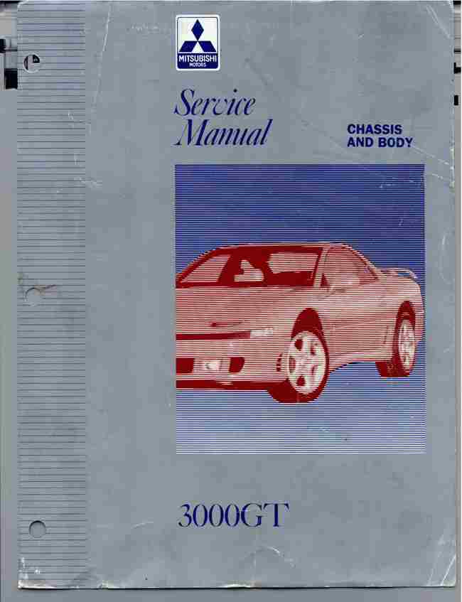 Mitsubishi 3000GT FSM 1992-1996 Vol.1