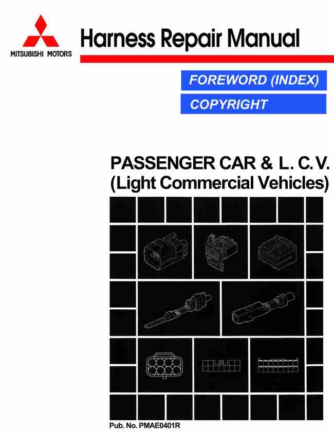Mitsubishi Harness Repair 2004